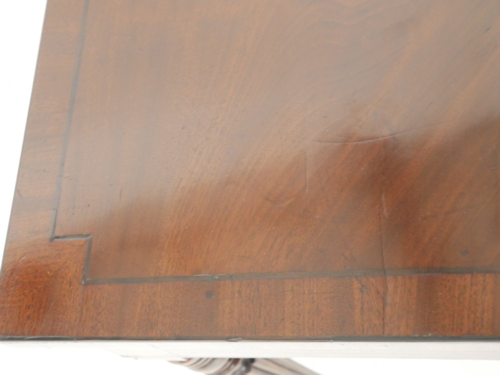 Scottish Regency mahogany Lamp Table View VI