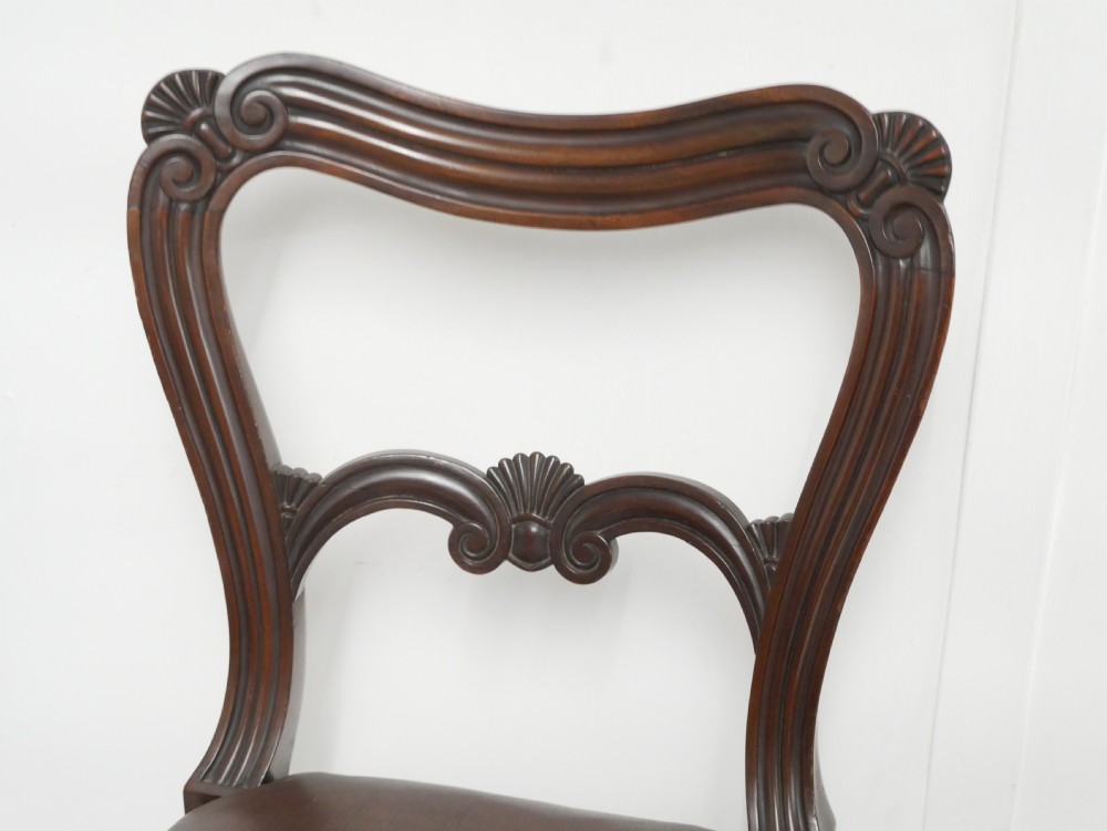 Fine Set of 6 Dining Chairs by Gillows View V