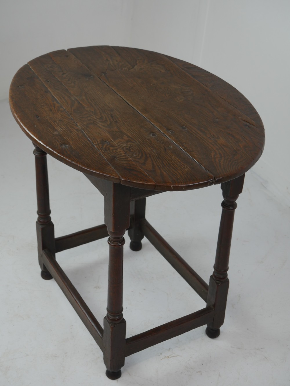 Small Oak Table Dated 1700