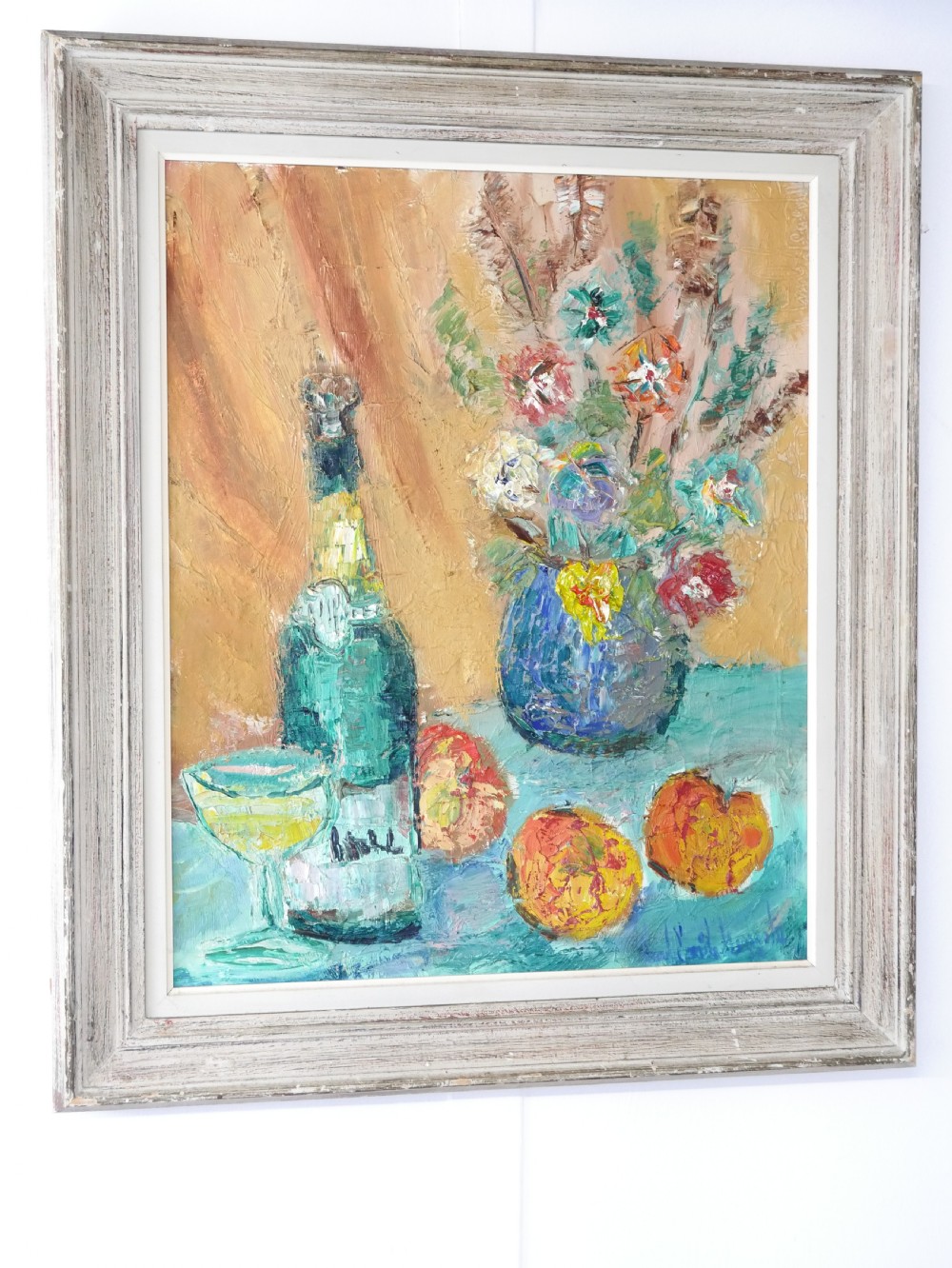 Oil Painting Vase of Flowers View VIII