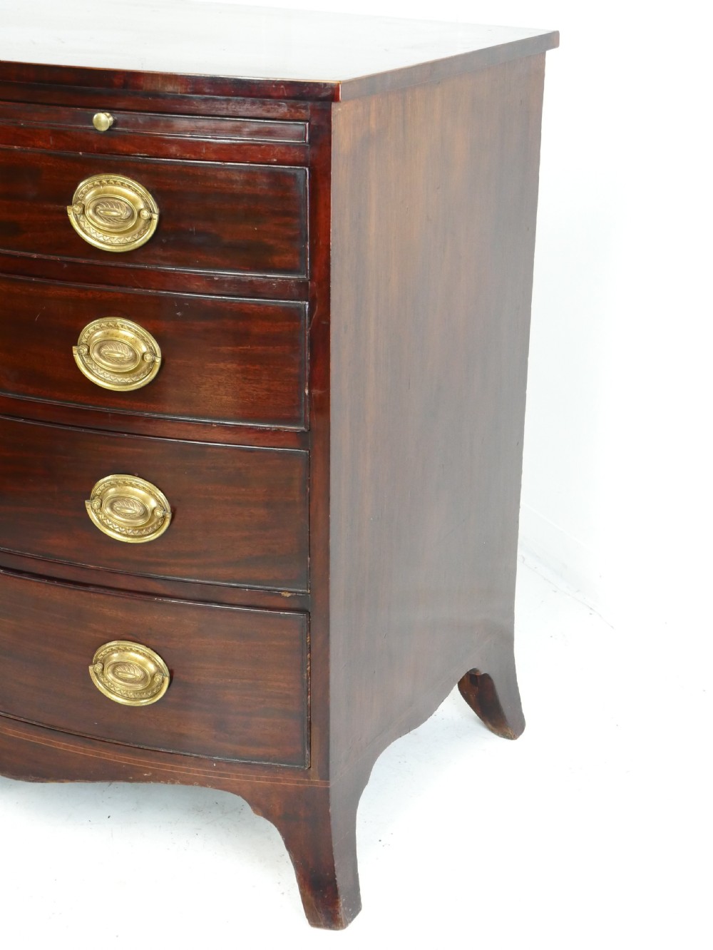 Neat Georgian Bow Chest of Drawers View II