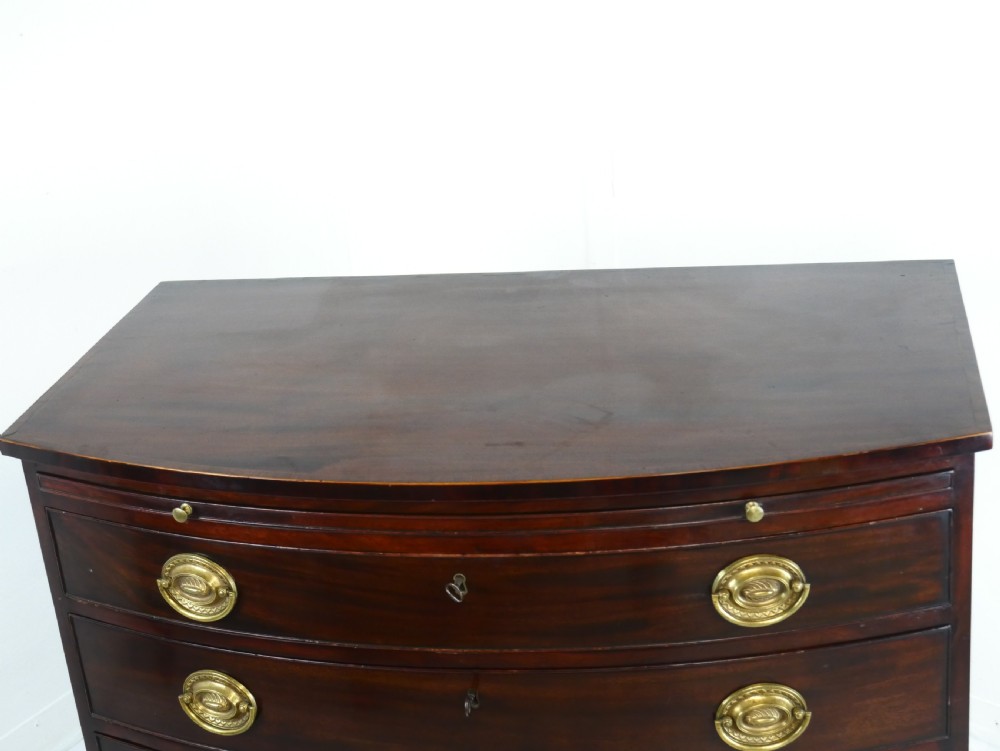 Neat Georgian Bow Chest of Drawers View VI