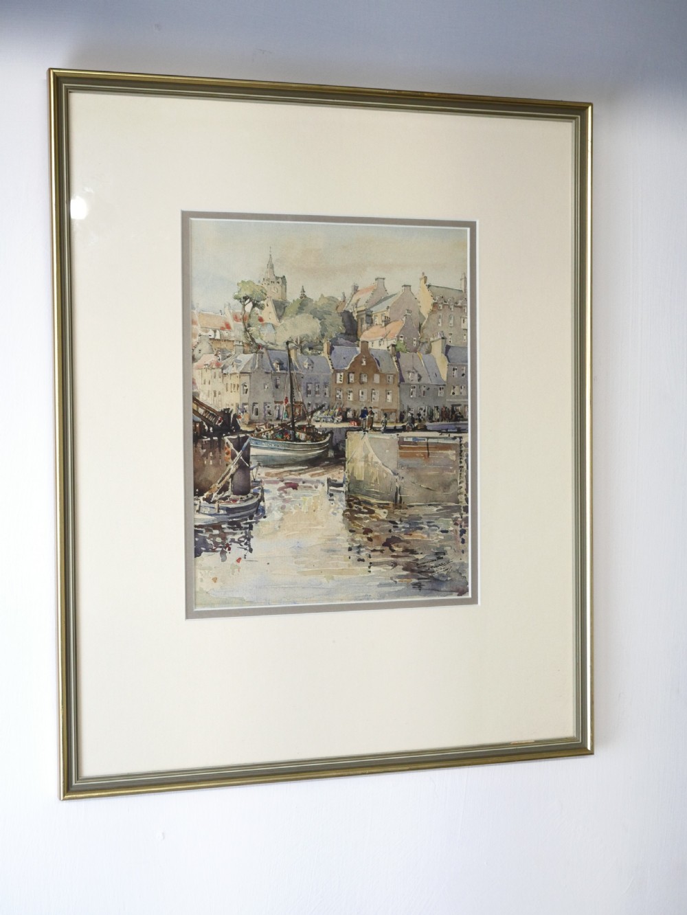 Scottish Watercolour Pittenweem Fife