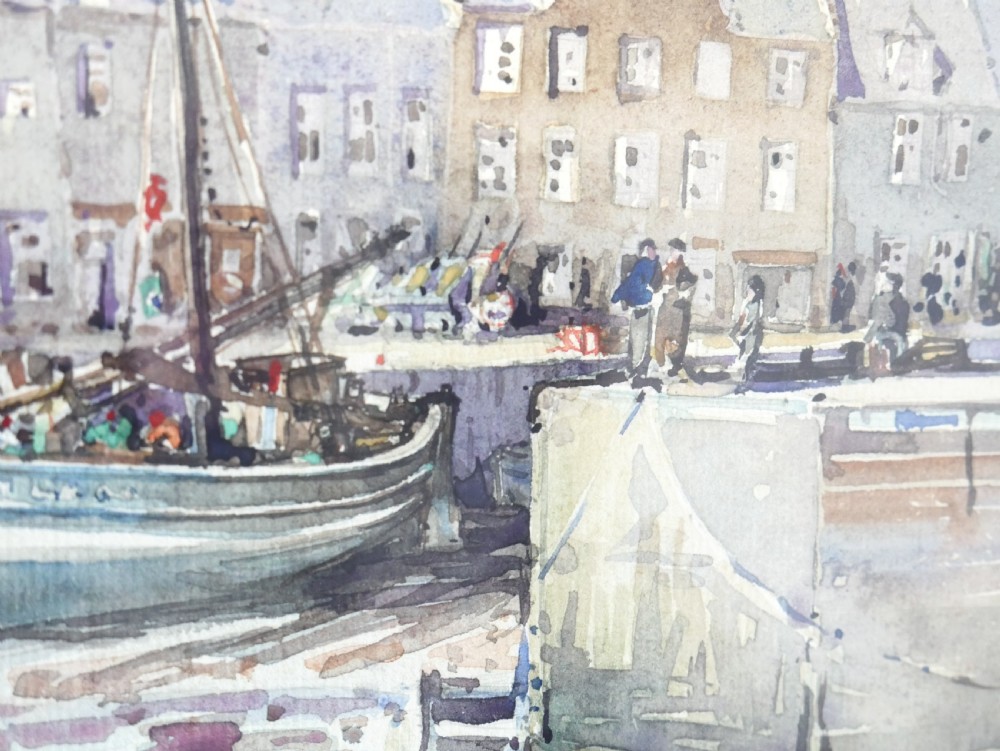 Scottish Watercolour Pittenweem Fife View III