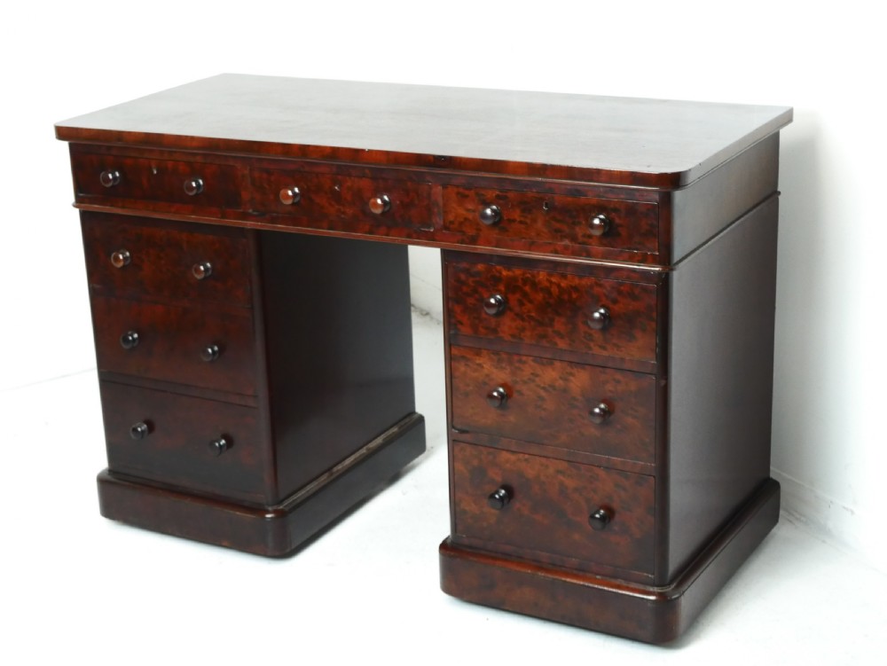 Antique Kneehole Desk  View II