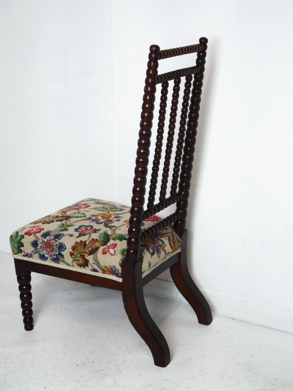 19thC Oak Bobbin Chair View IV