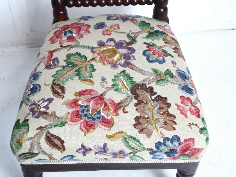 19thC Oak Bobbin Chair View V
