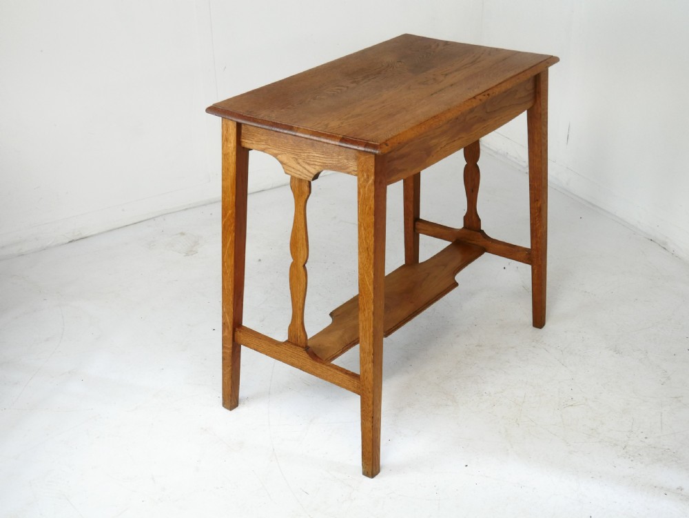 English Oak Side Table View II