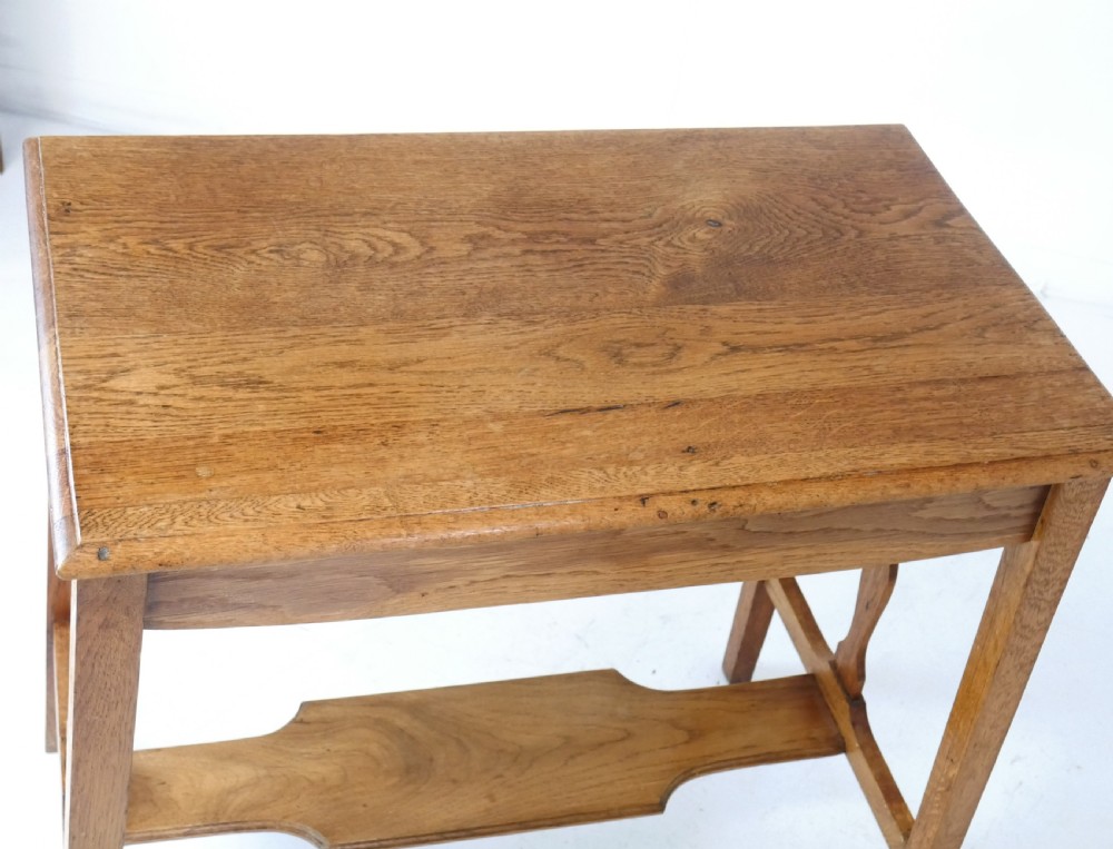 English Oak Side Table View V