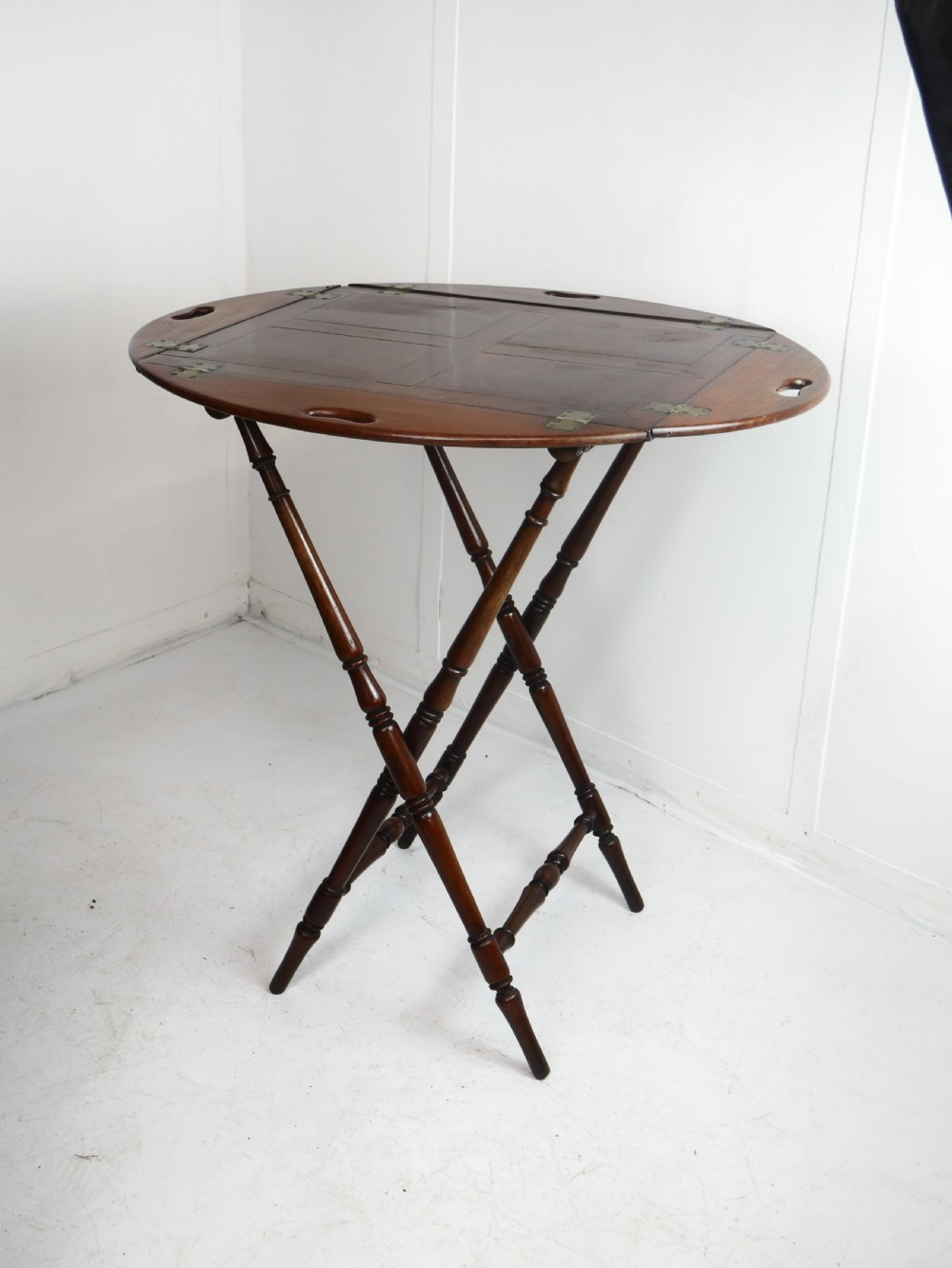 Regency period Butlers Tray & Stand View V