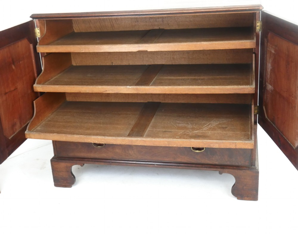 18thC Dwarf Linen Cupboard 107.5cm High View III