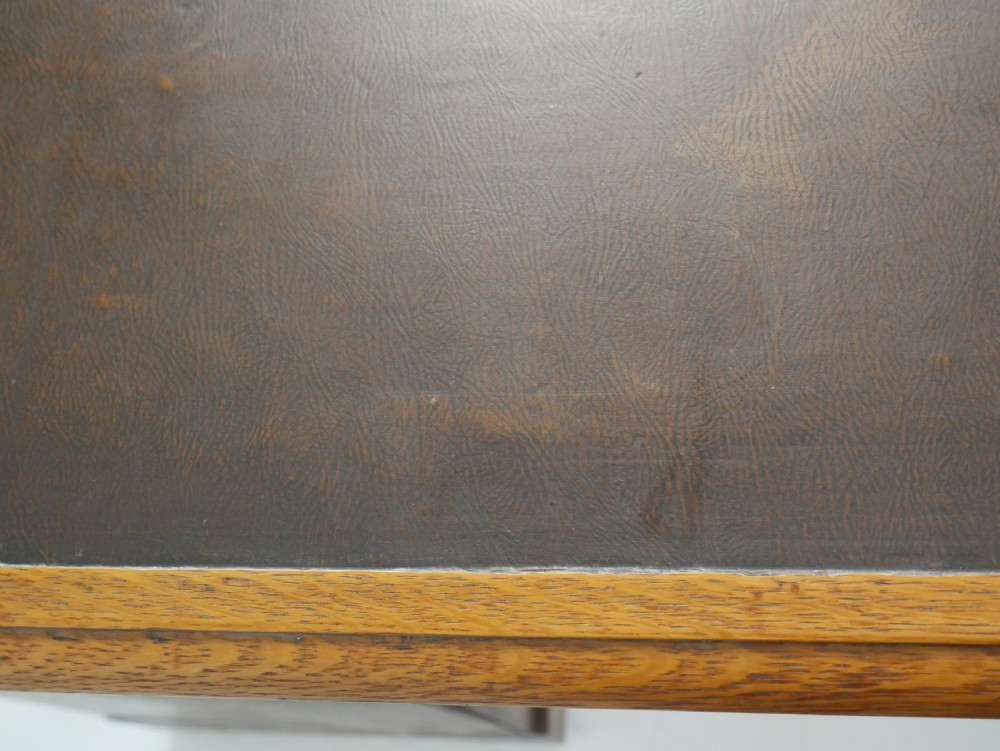 19thC Oak Kneehole Desk View XIII