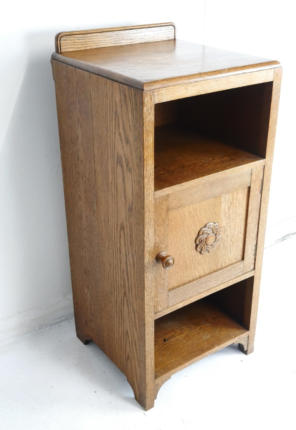 Scottish Oak Bedside Cabinet View VII