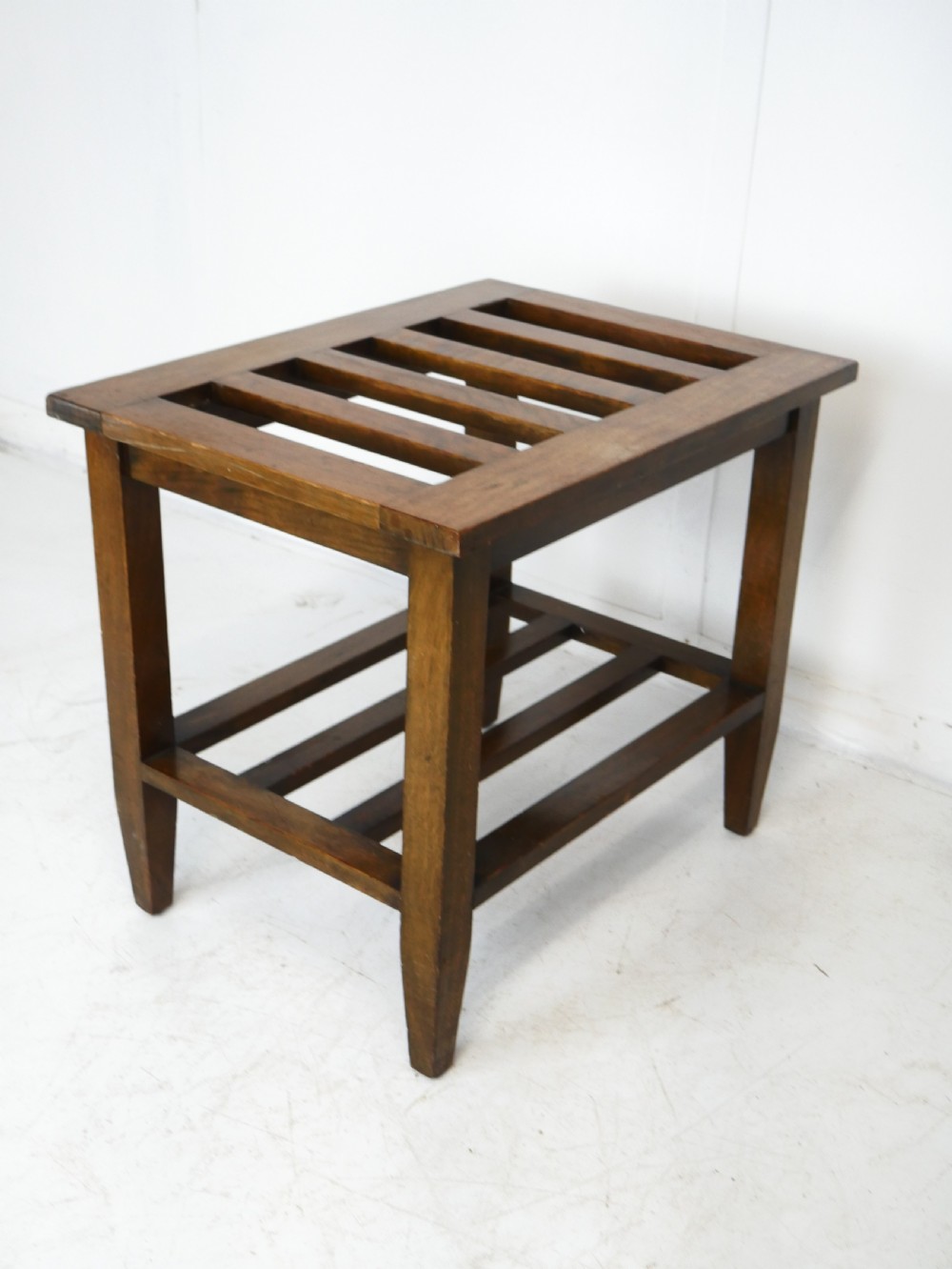 Walnut Luggage Rack