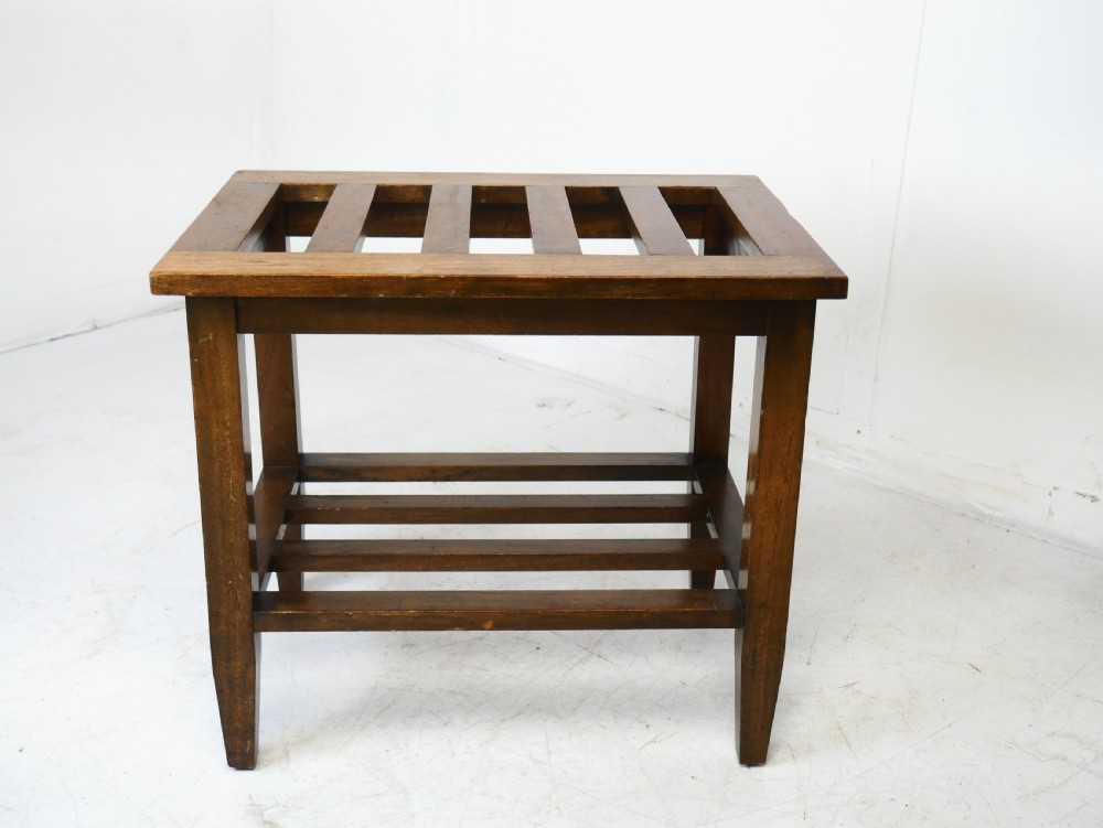 Walnut Luggage Rack View II