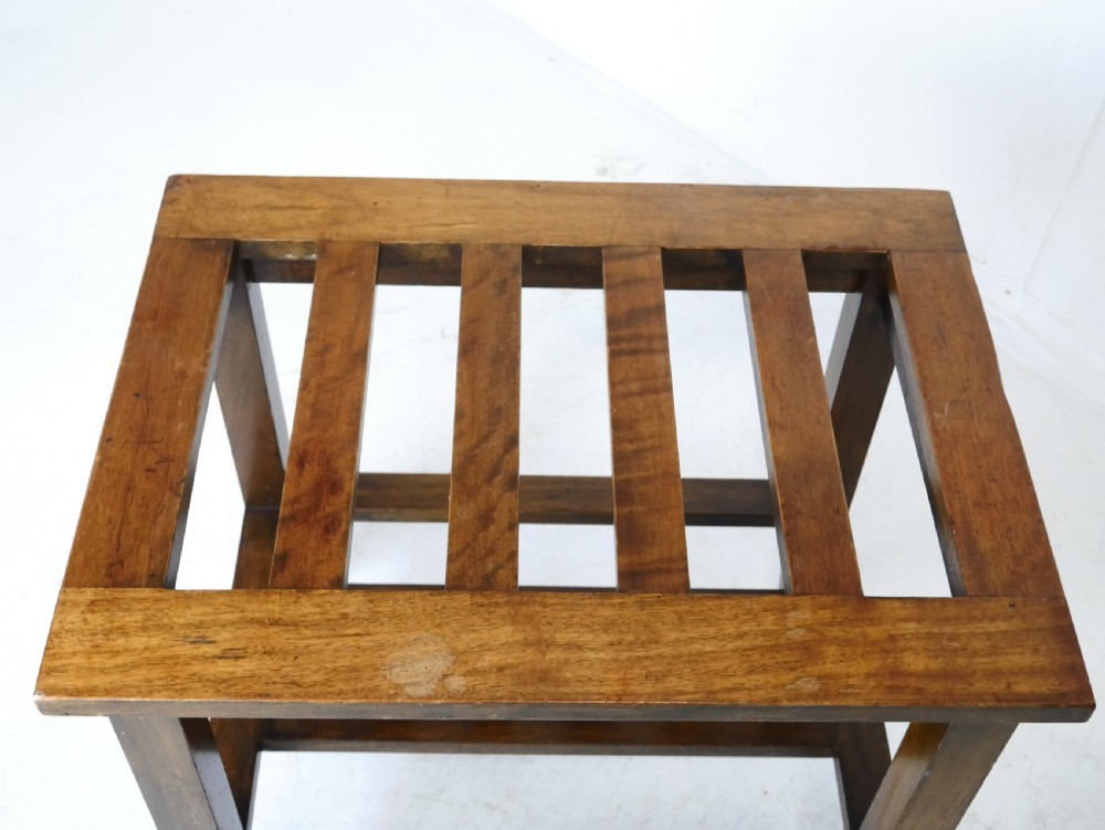 Walnut Luggage Rack View IV