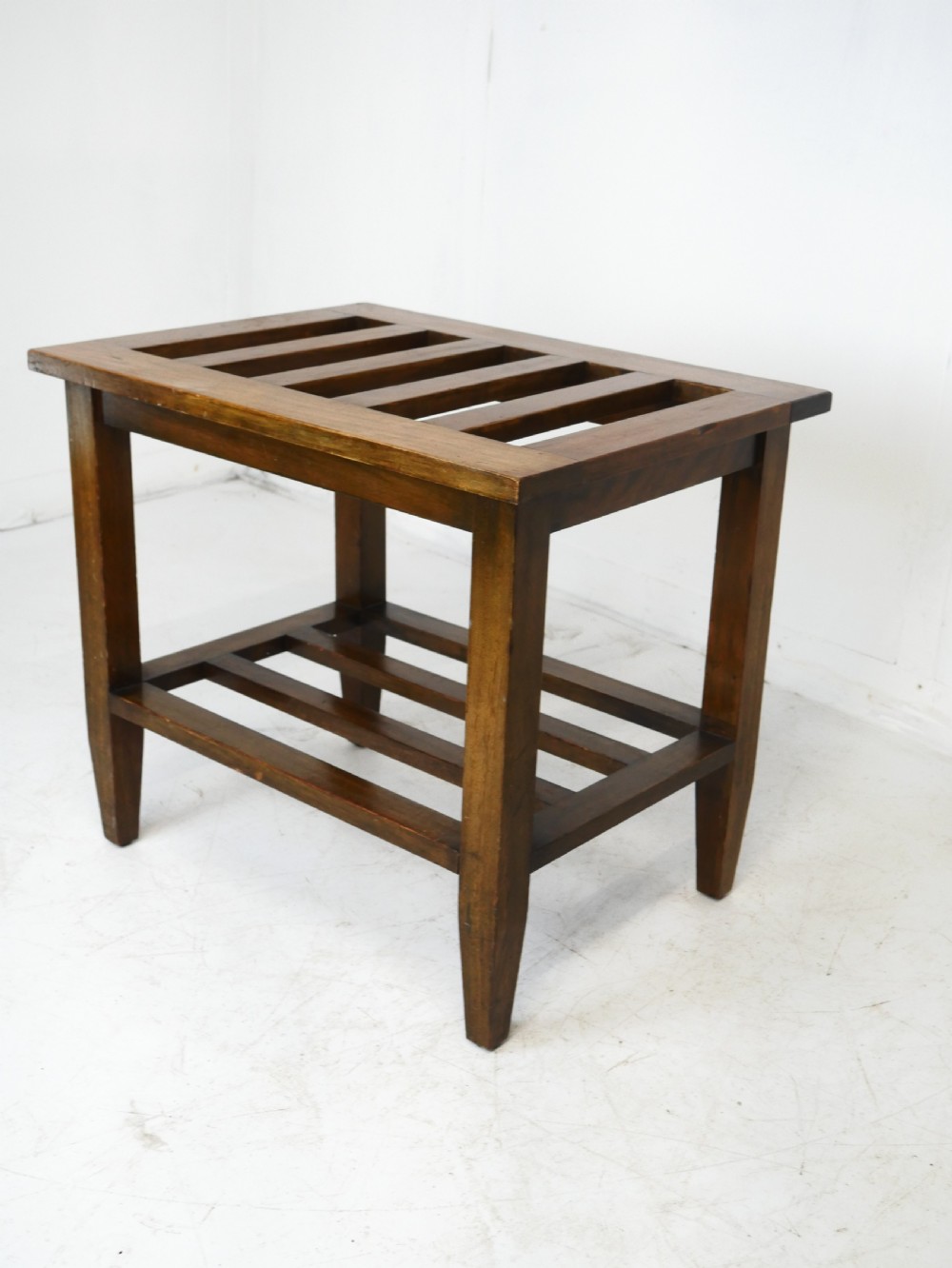 Walnut Luggage Rack View V