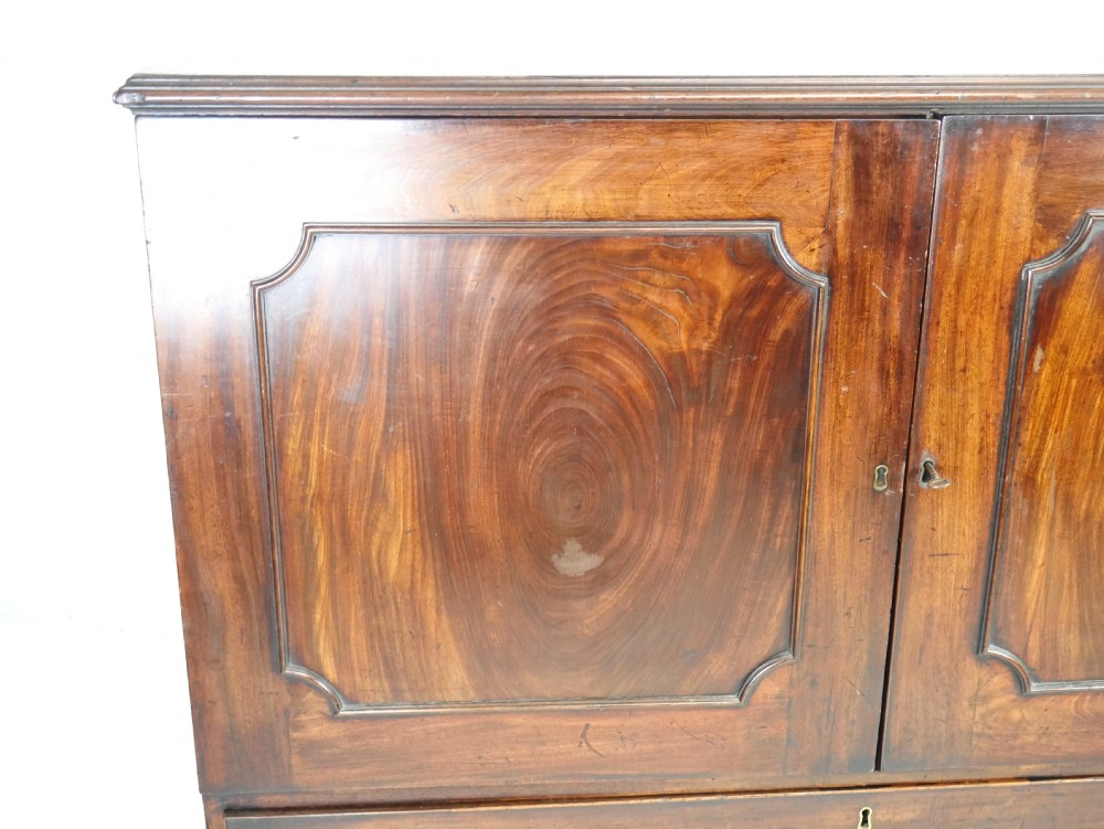 18thC Dwarf Linen Cupboard 107.5cm High View XI
