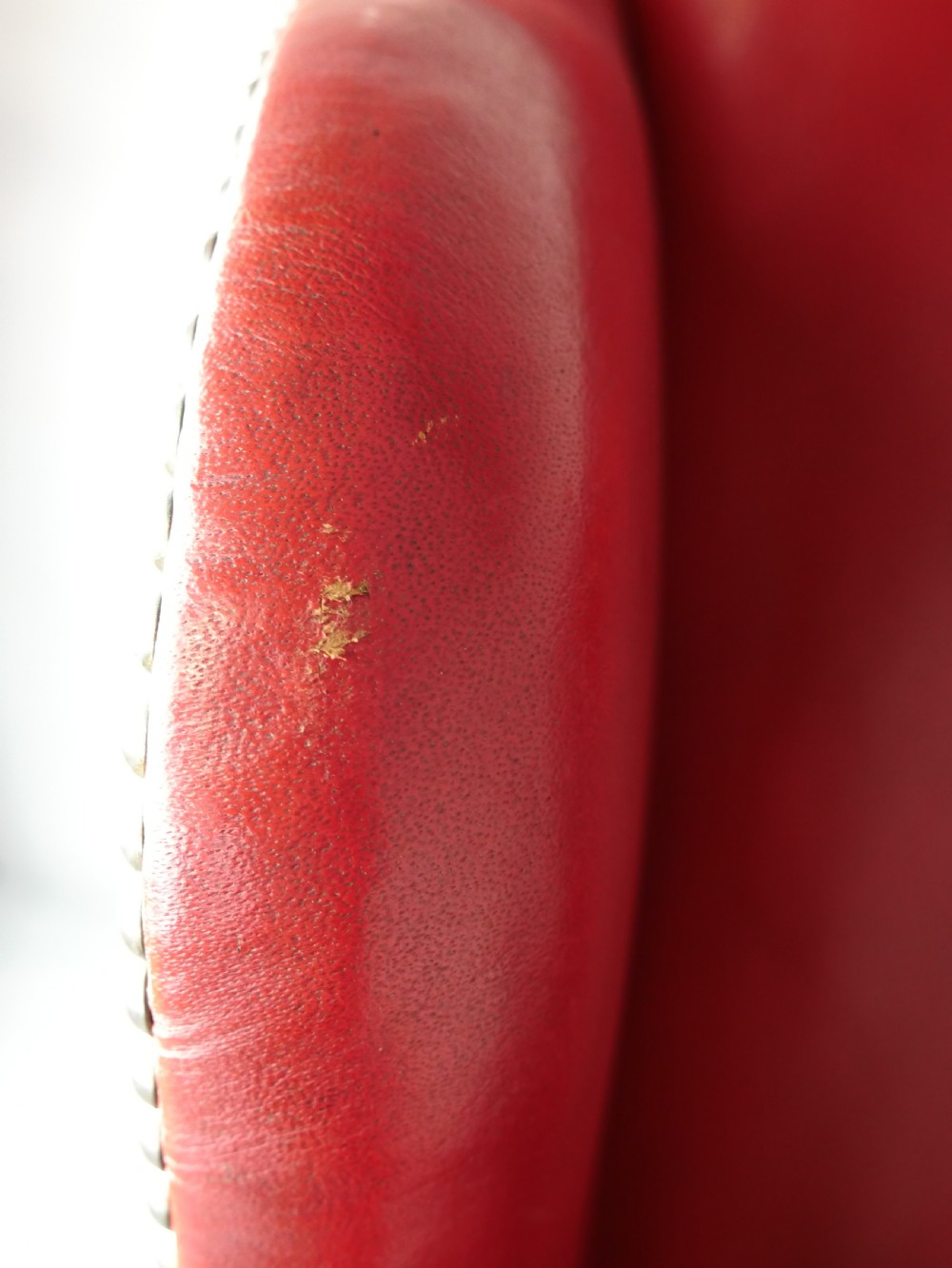 Georgian Leather Wing Arm Chair View VIII