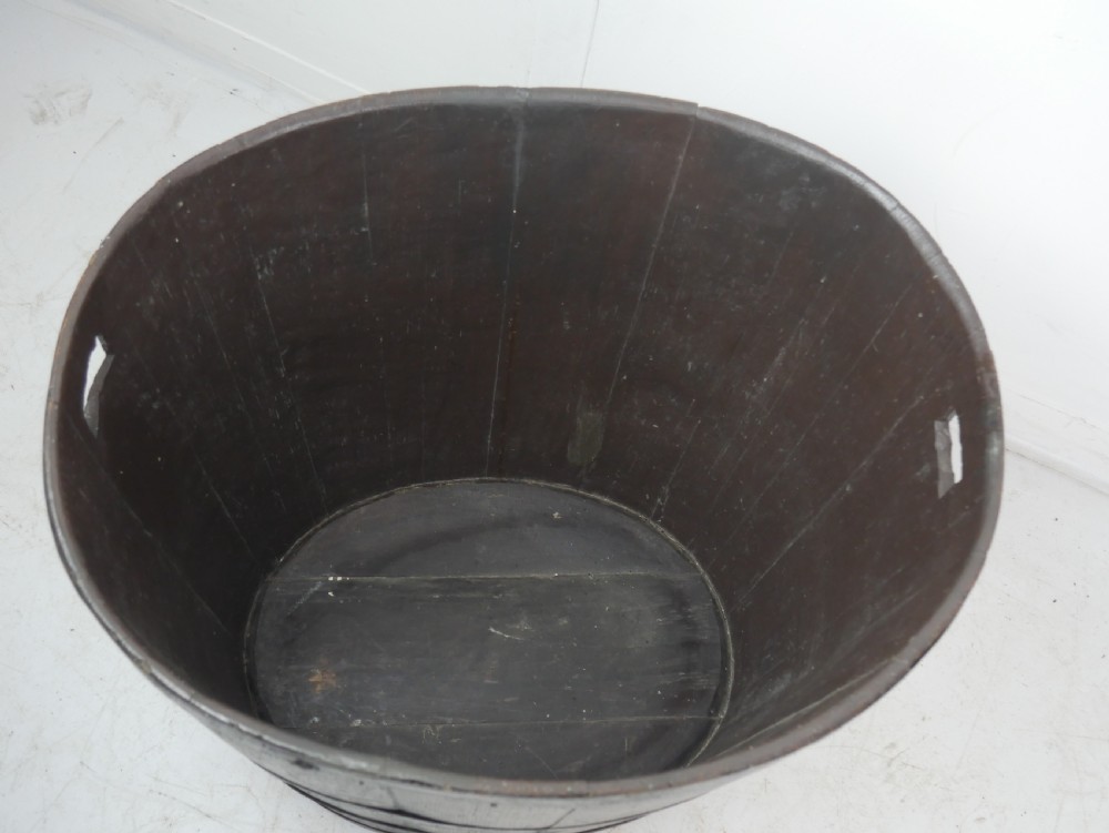 19thC  Oak Log Bin View IV