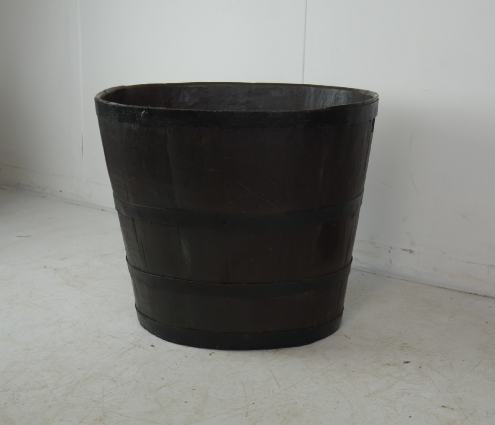 19thC  Oak Log Bin View V