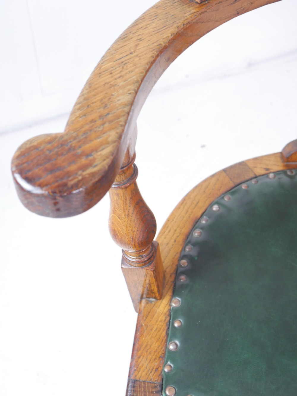 Pair Oak Desk Chairs View VI