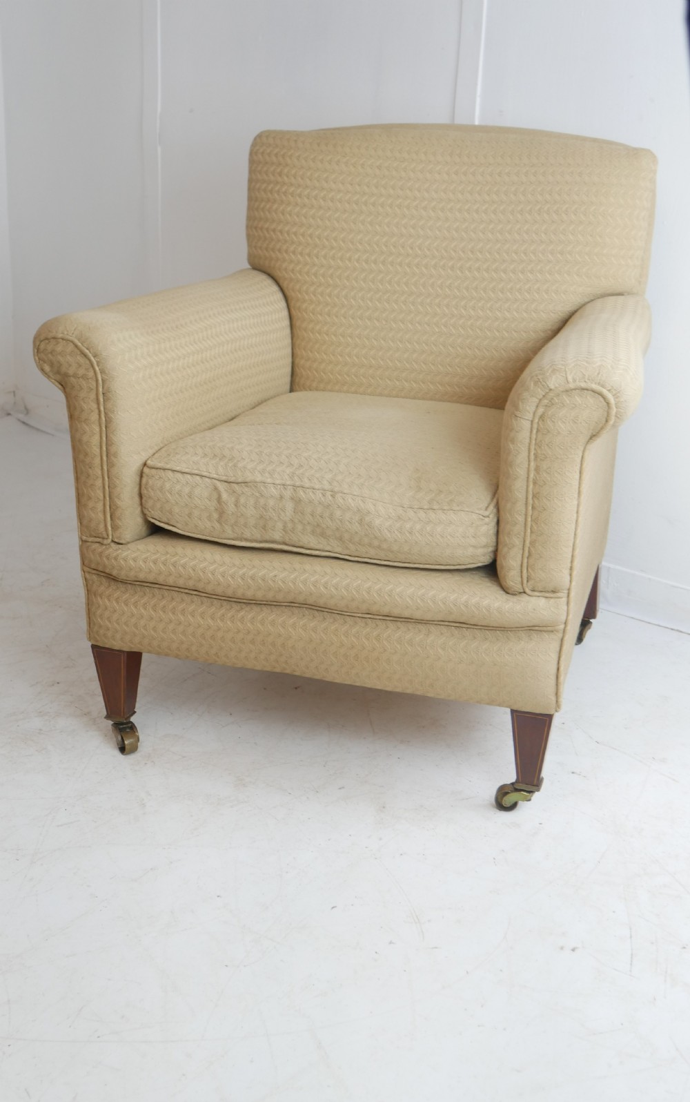 Pair Upholstered Armchairs View V