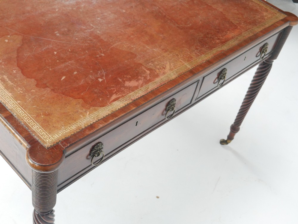 Irish Regency Writing Desk View V