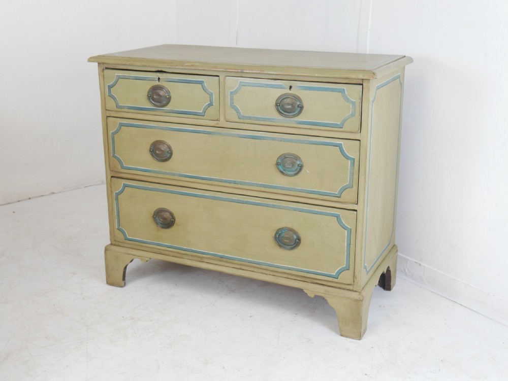 19th Century Painted Chest of Drawers View II