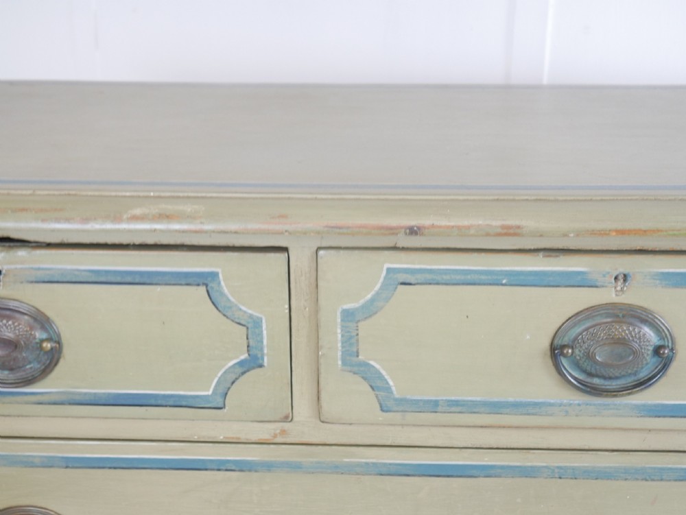 19th Century Painted Chest of Drawers View III