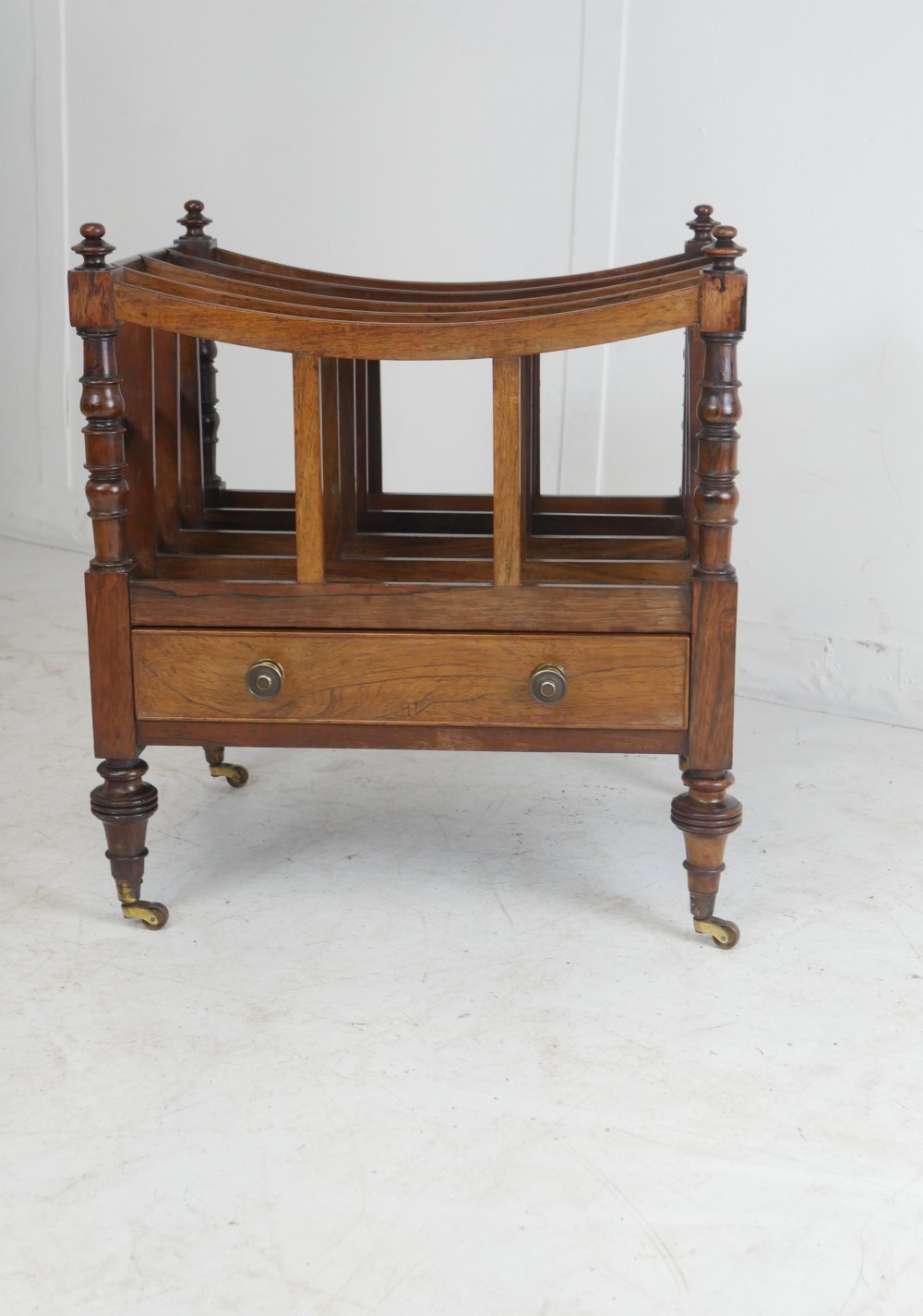 Regency  Period Canterbury Magazine Stand View VII