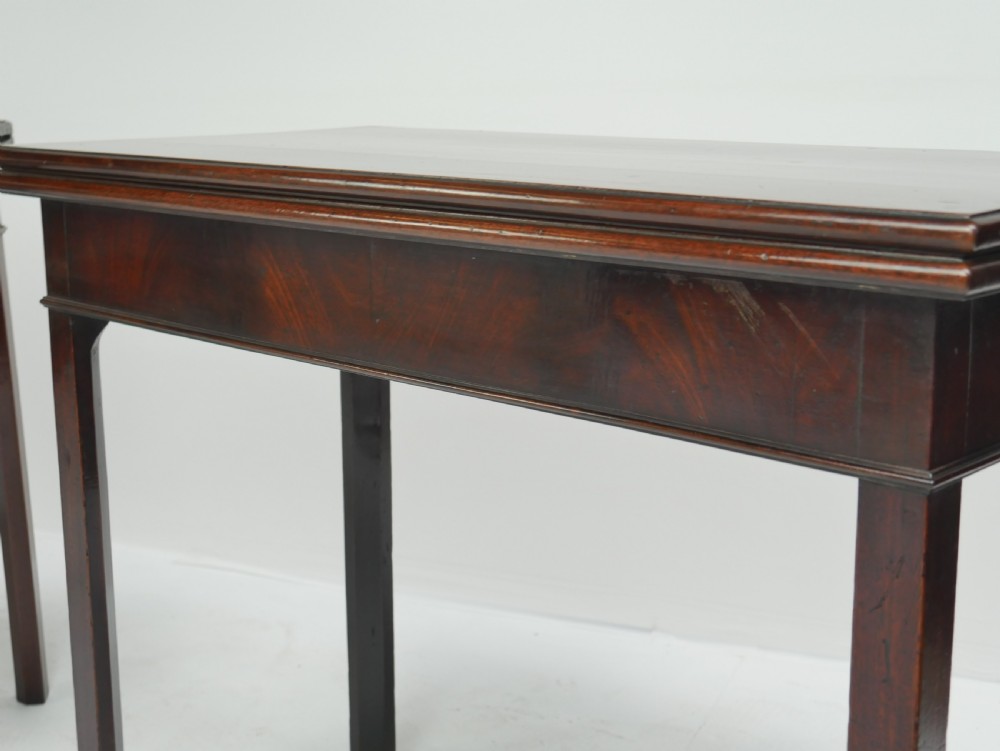  Pair Matched Georgian Card /Side Tables View IV
