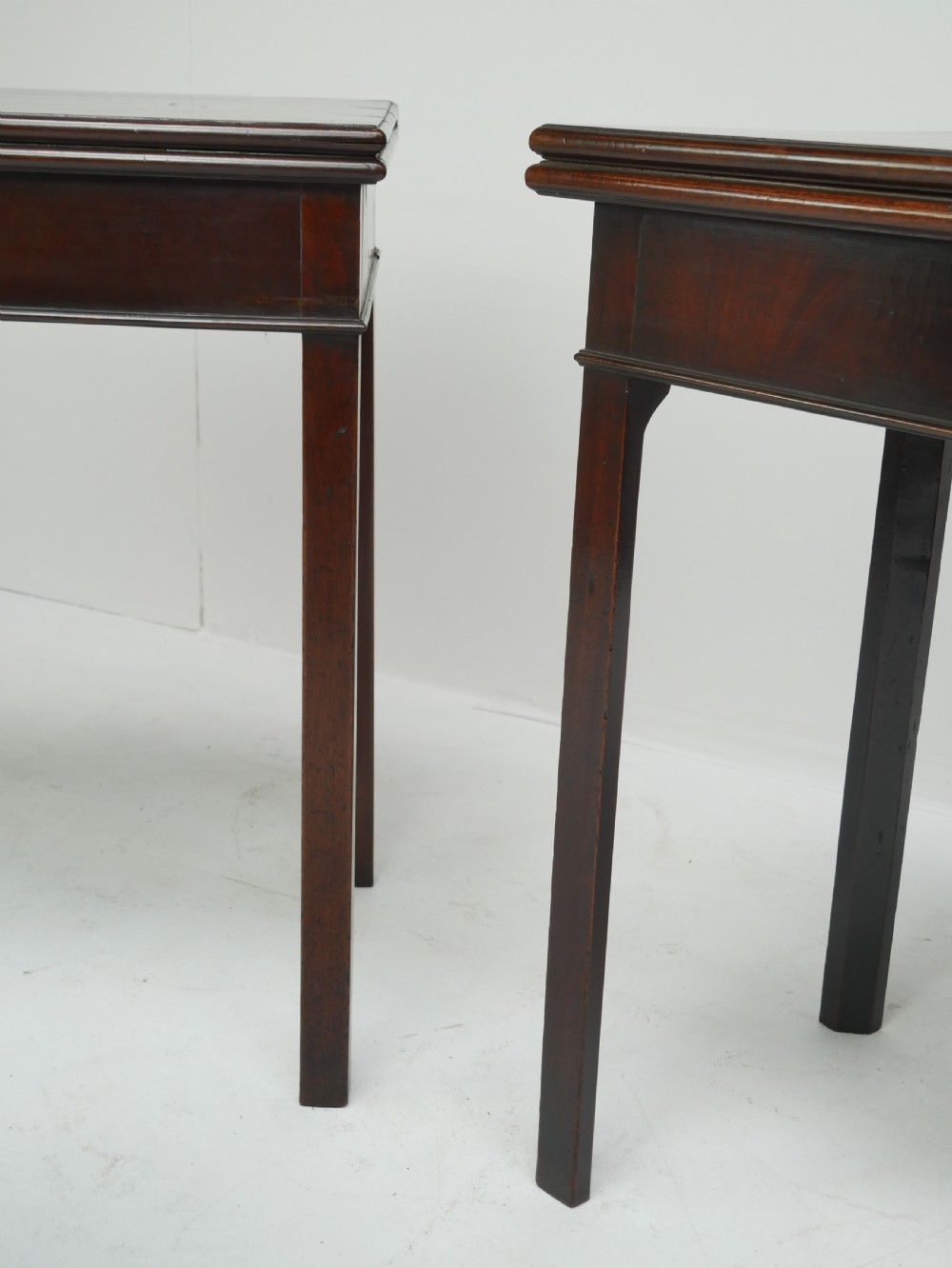  Pair Matched Georgian Card /Side Tables View VI