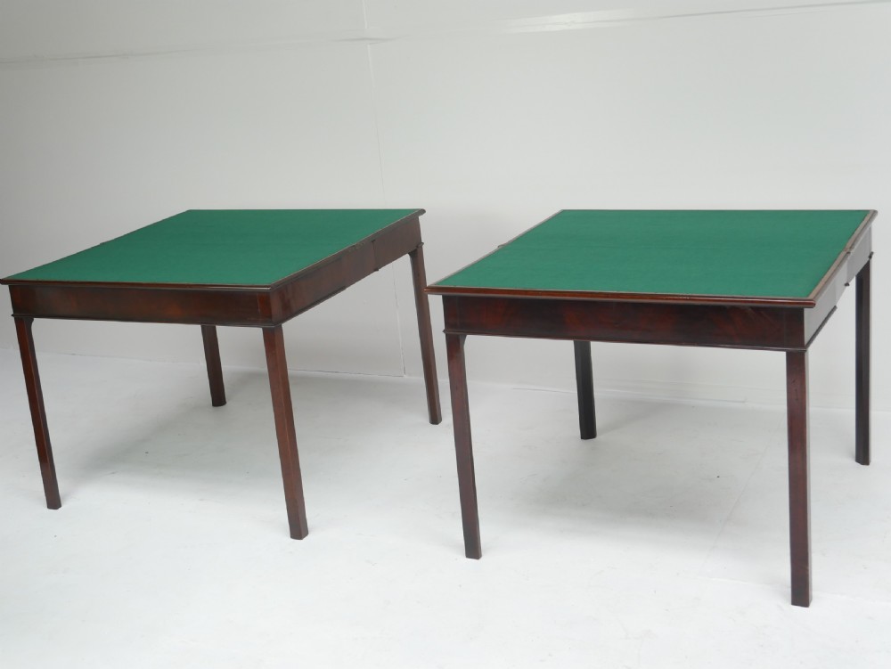  Pair Matched Georgian Card /Side Tables View XI