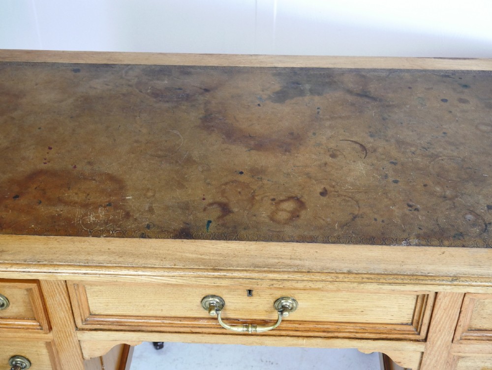 Scottish Kneehole Writing Desk View II