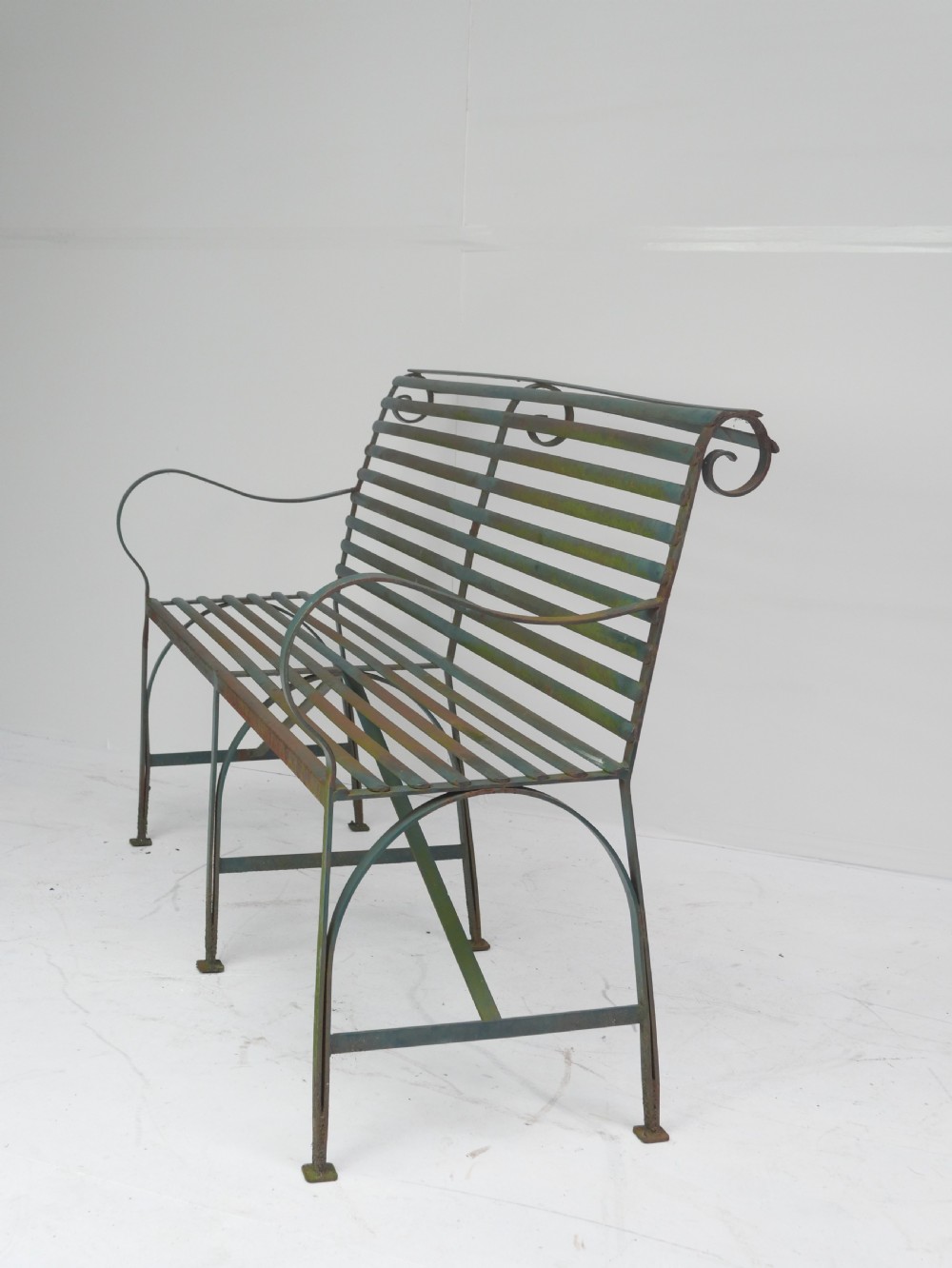 Strapwork Garden Bench View V