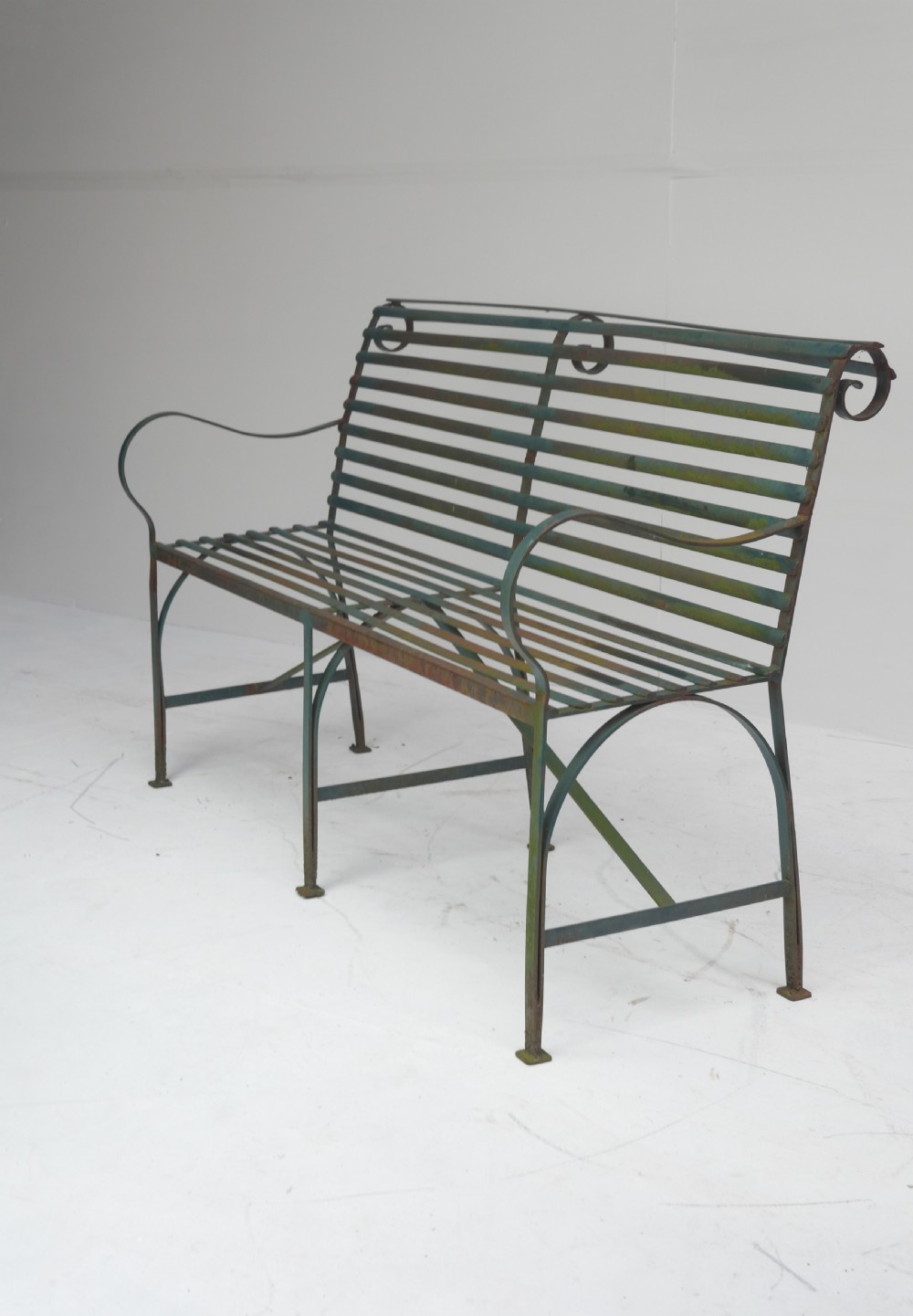 Strapwork Garden Bench View VI