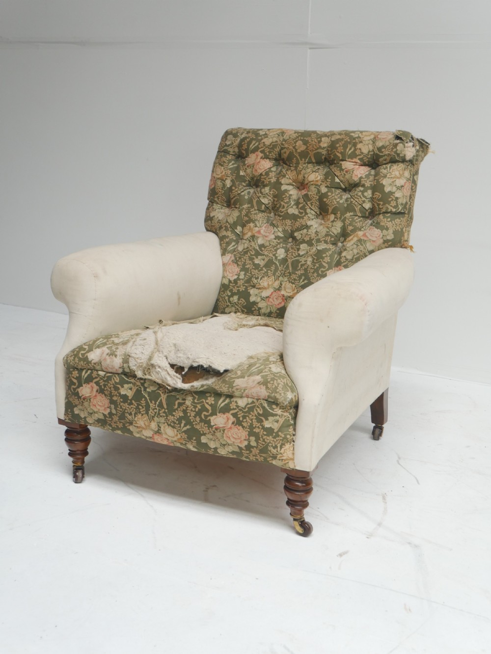 Large19thc Armchair Shoolbred London
