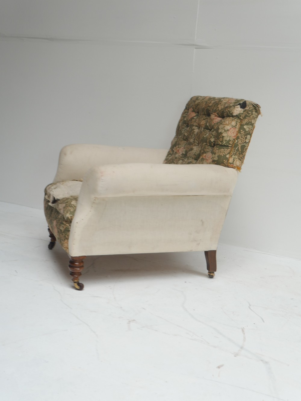 Large19thc Armchair Shoolbred London View II