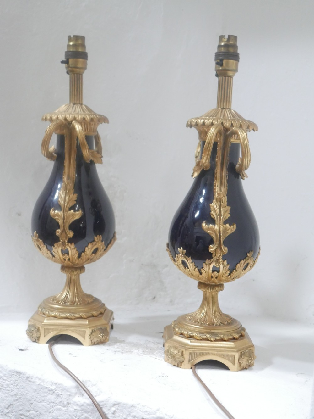 Pair Ormolu Table Lamps View VII