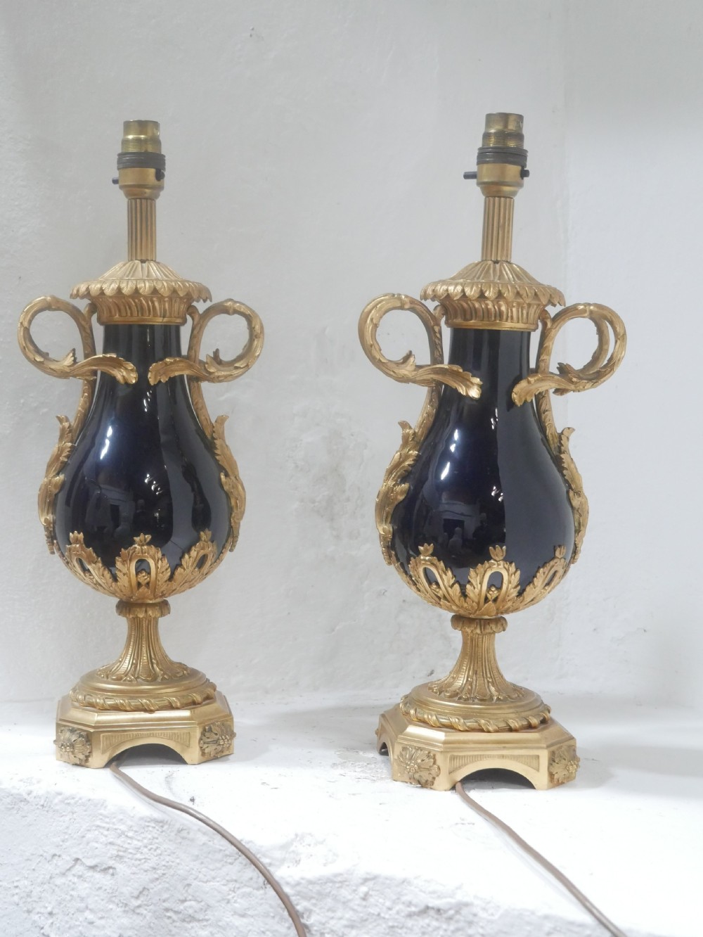 Pair Ormolu Table Lamps View VIII