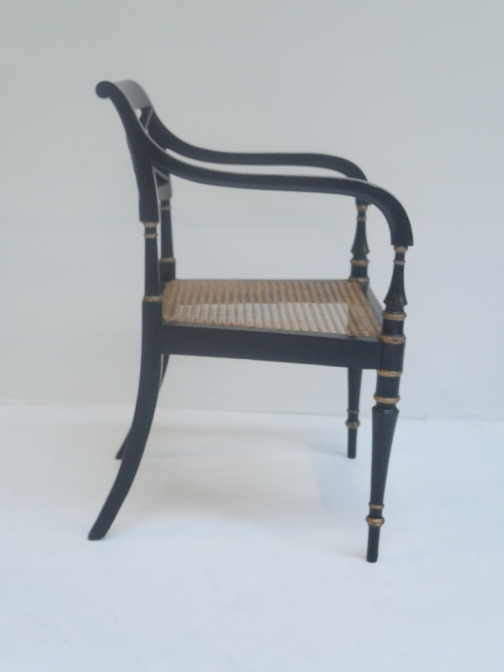1900's Ebonised Armchair View V