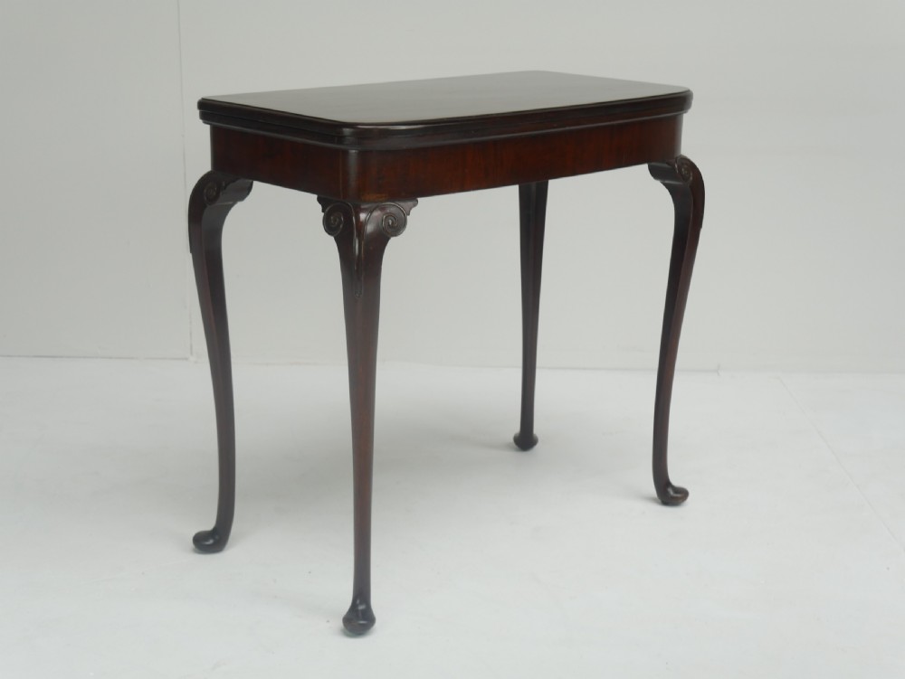 Mahogany Side Games Table Maple & Co