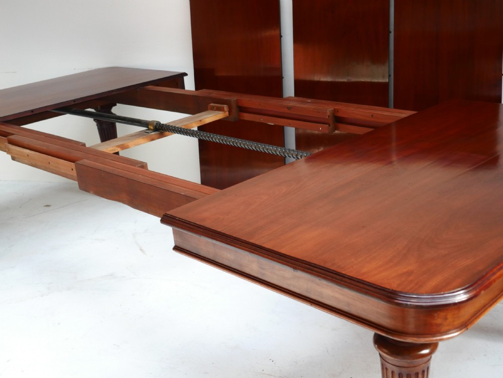 19th C Extending Dining Table View VII