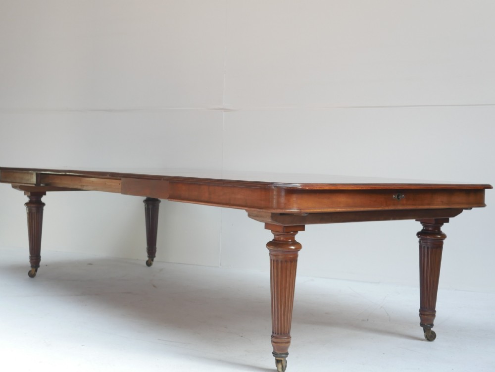 19th C Extending Dining Table View XI