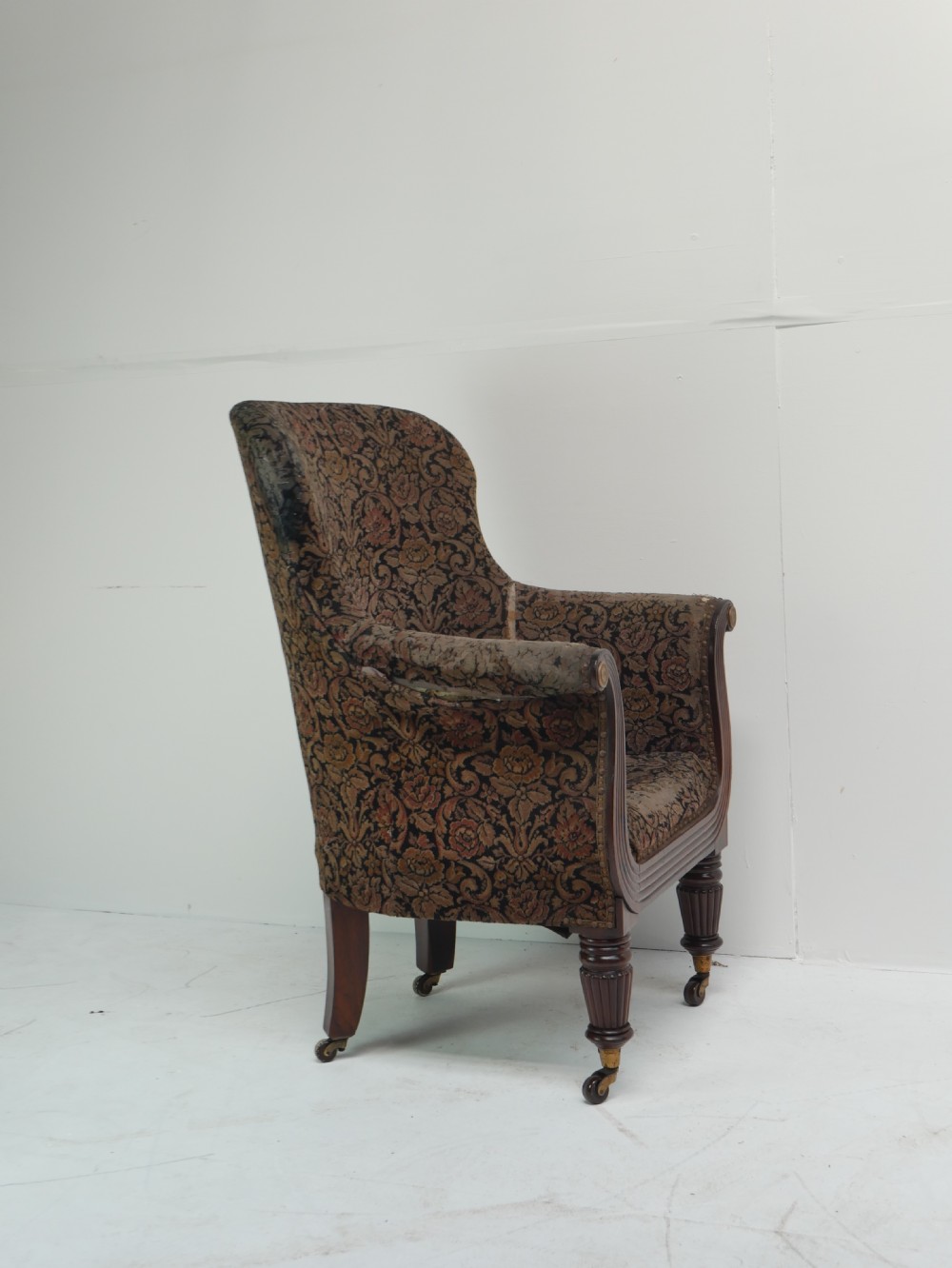 English Regency Reading Arm Chair View V