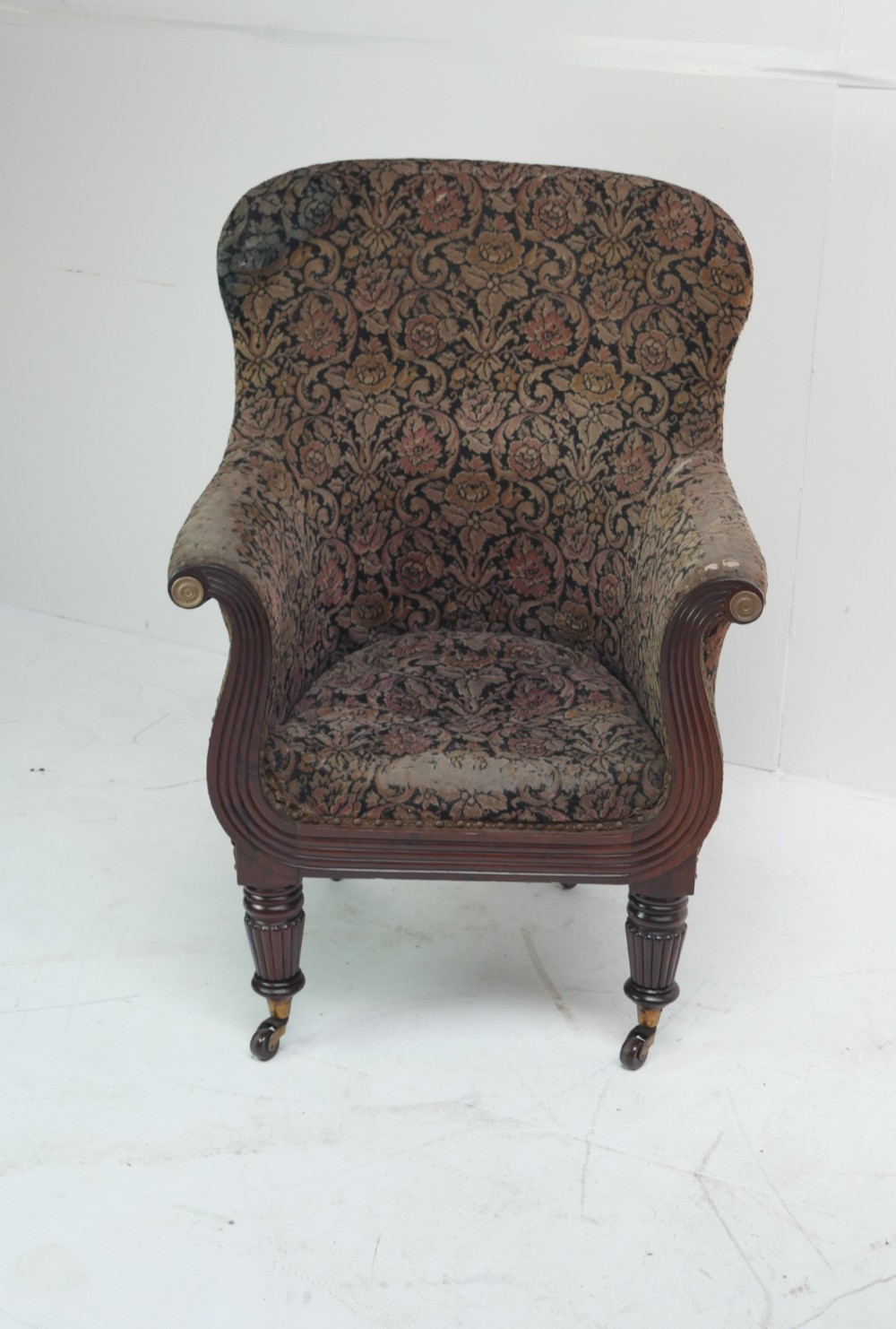 English Regency Reading Arm Chair View XII