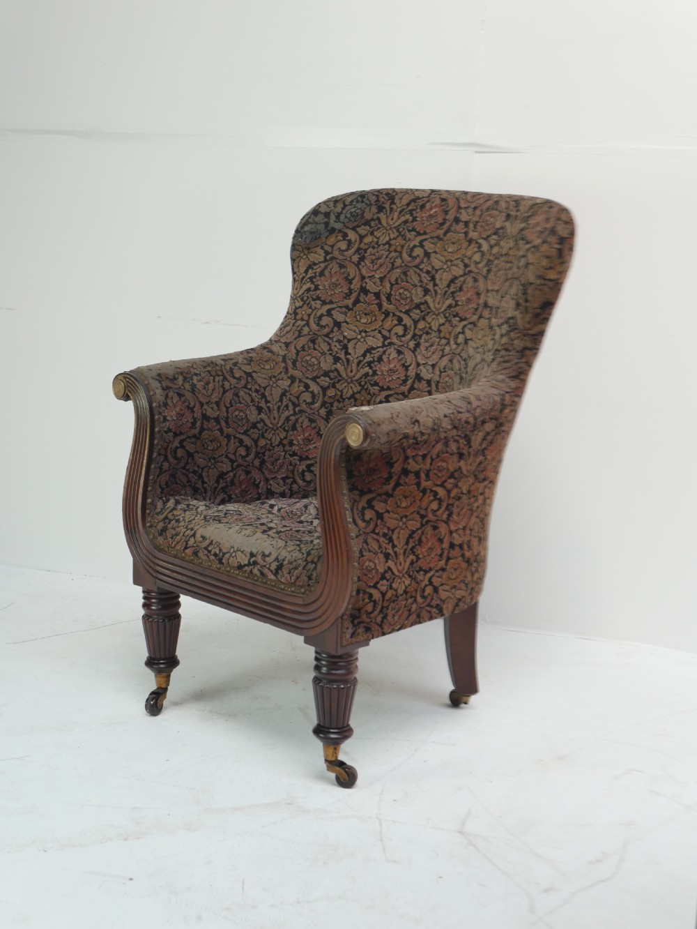 English Regency Reading Arm Chair View XIII