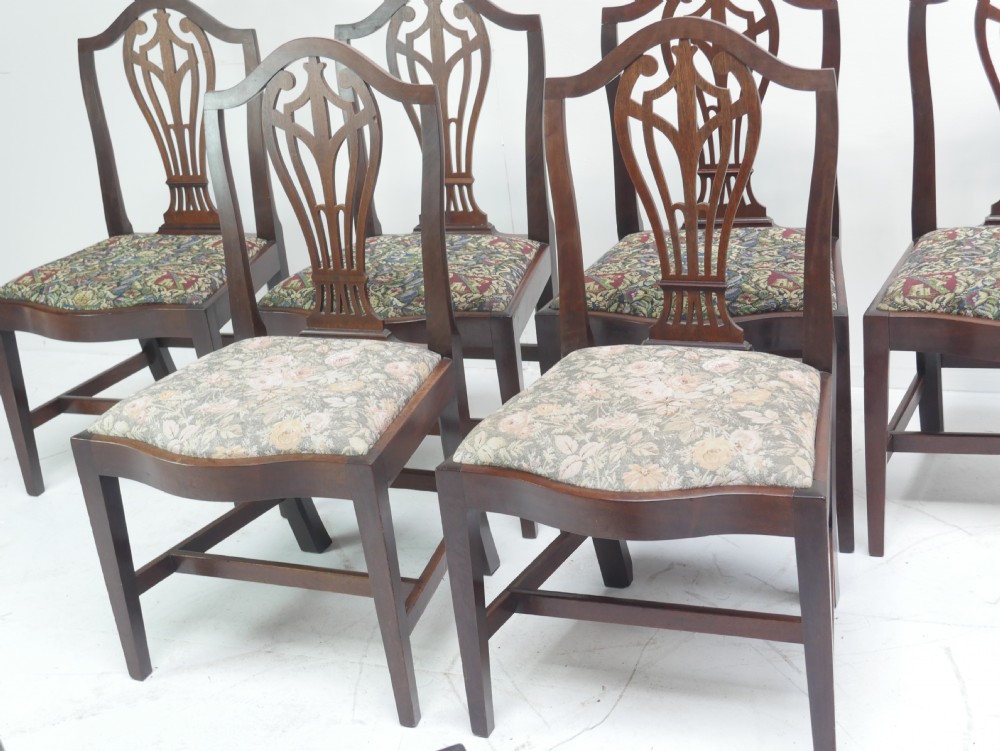 Set of 8 18thC Dining Chairs View XI