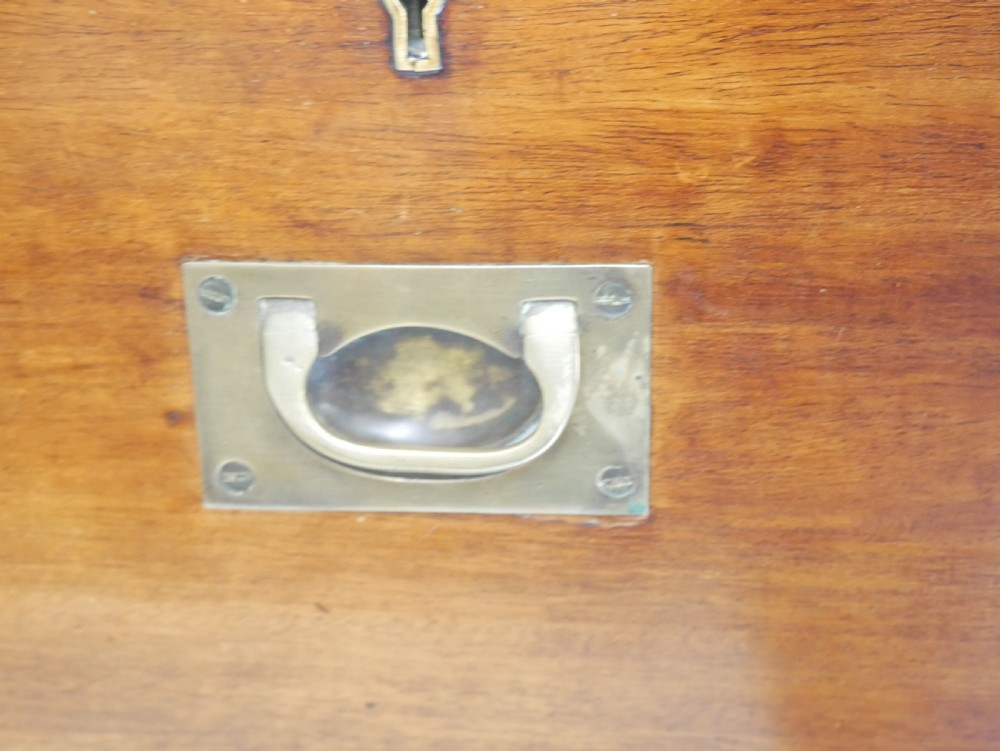 19thC Campaign Chest of Drawers View V